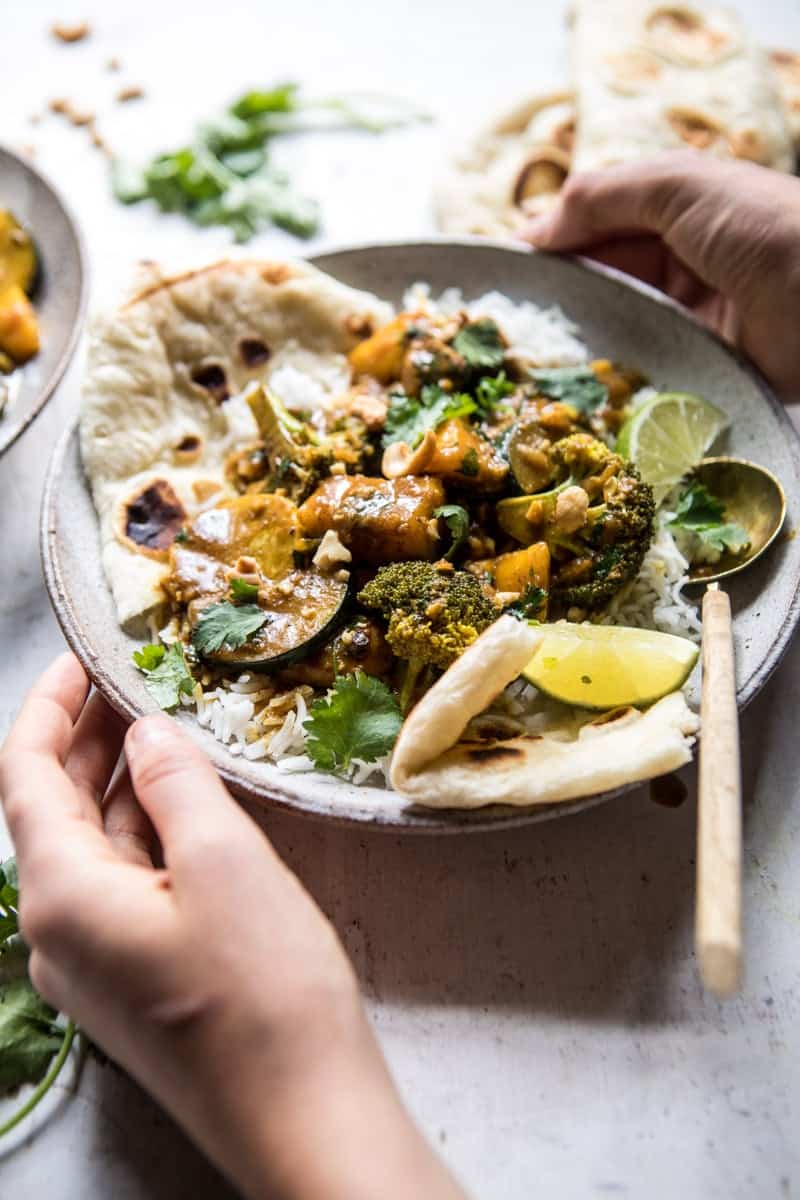 Simple Coconut Mango Chicken and Broccoli Curry | halfbakedharvest.com @hbharvest