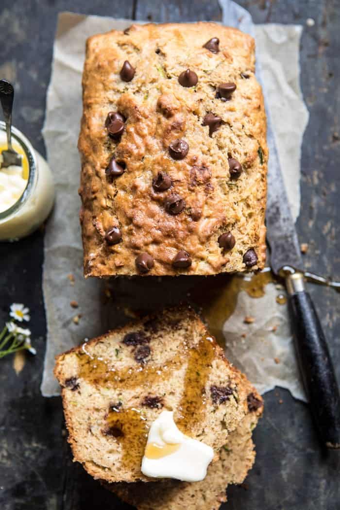 Chocolate Chip Olive Oil Zucchini Banana Bread | halfbakedharvest.com @hbharvest
