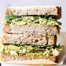 Mediterranean Avocado Chicken Salad | halfbakedharvest.com @hbharvest