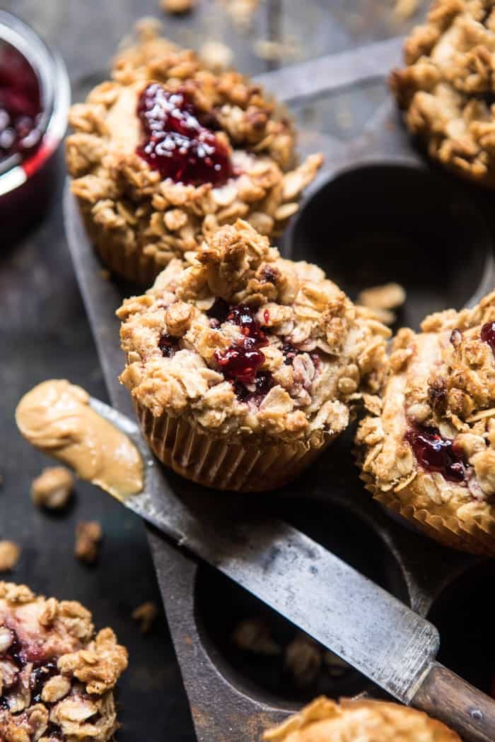 PB&J Oat Streusel Muffins | halfbakedharvest.com @hbharvest