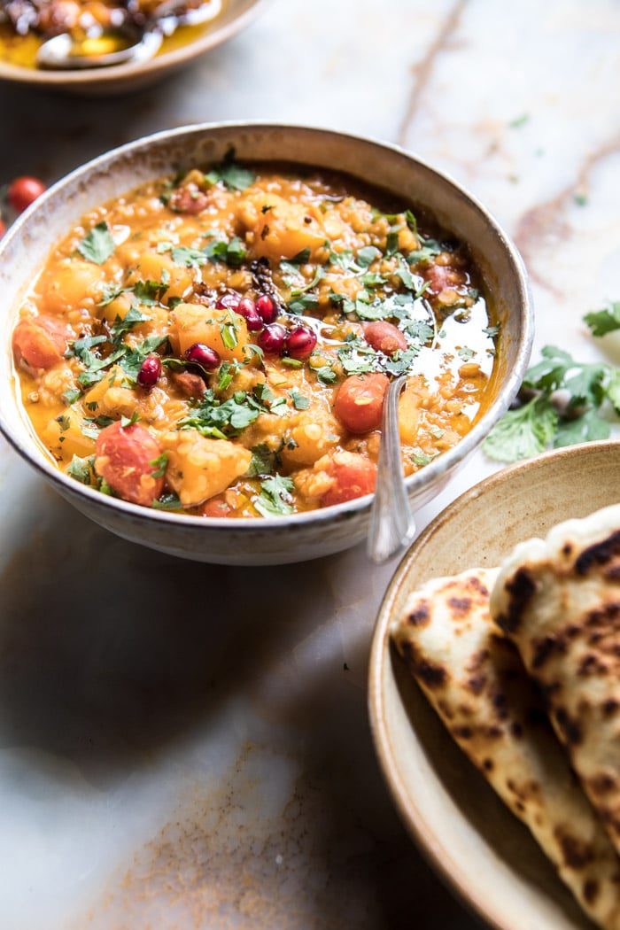 Harvest Tomato and Butternut Squash Dal | halfbakedharvest.com @hbharvest