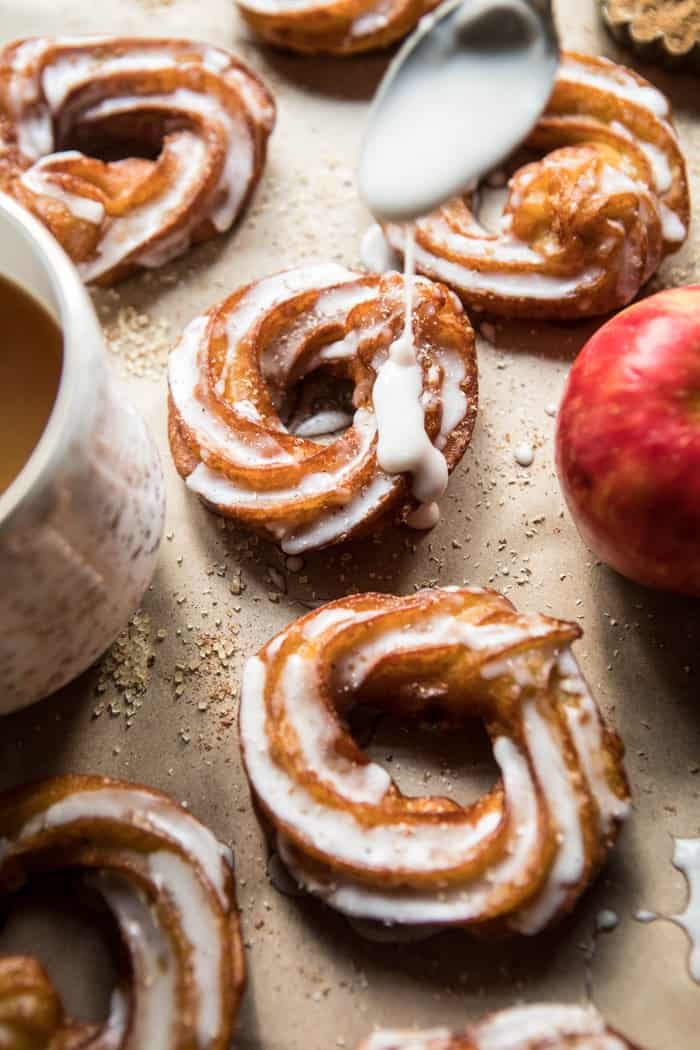 Mulled Apple Cider Chai French Crullers | halfbakedharvest.com @hbharvest