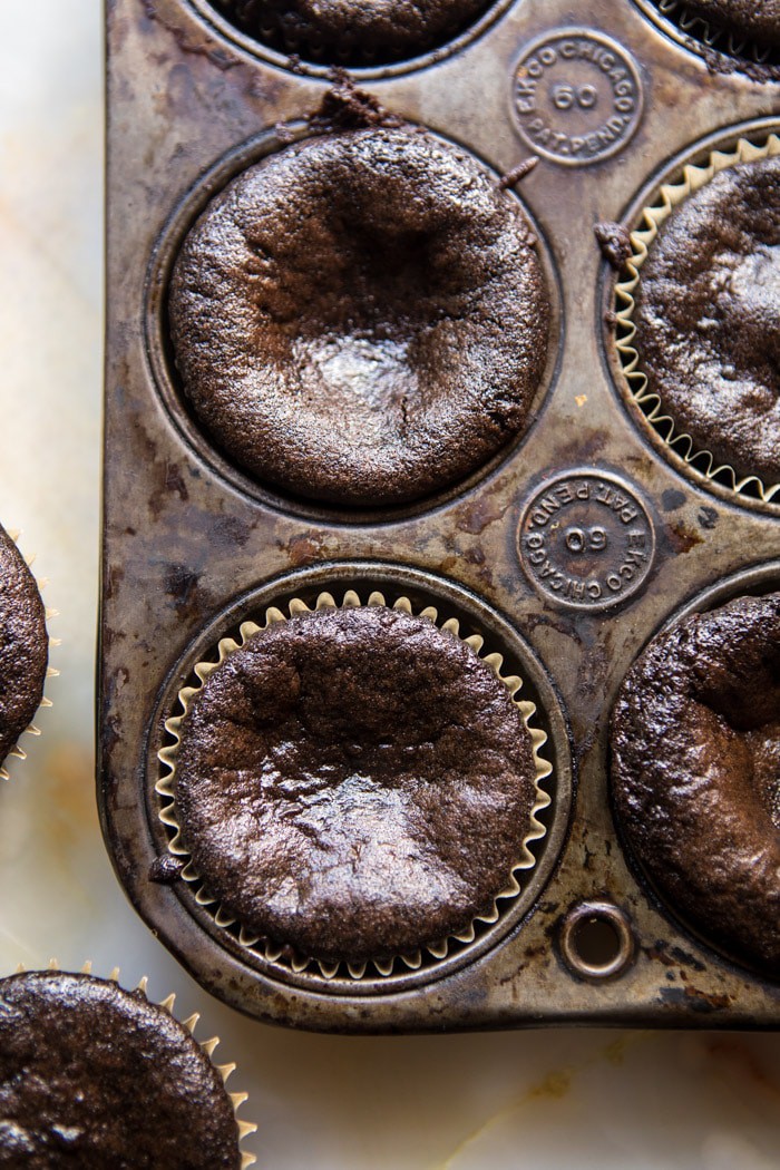 The Best Chocolate Birthday Cupcakes...with Fudgy Chocolate Buttercream | halfbakedharvest.com @hbharvest