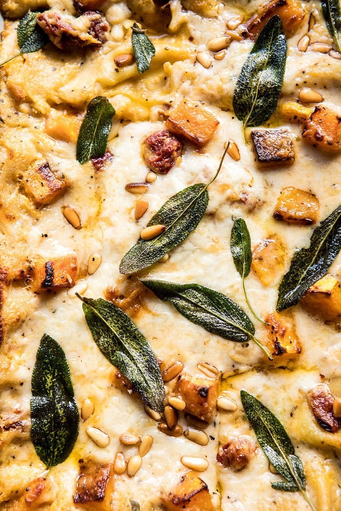 Butternut Squash and Sun-Dried Tomato White Lasagna | halfbakedharvest.com @hbharvest