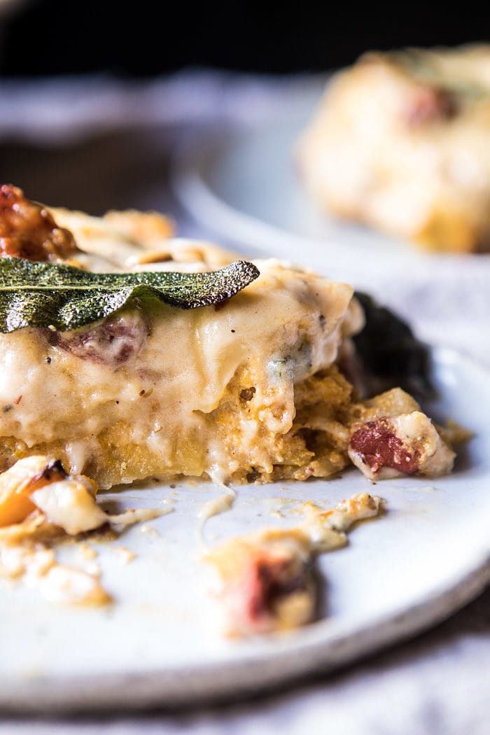 Butternut Squash and Sun-Dried Tomato White Lasagna | halfbakedharvest.com @hbharvest
