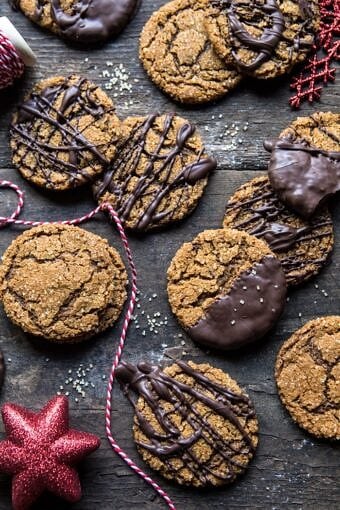 Chewy Chocolate Ginger Molasses Cookies | halfbakedharvest.com @hbharvest