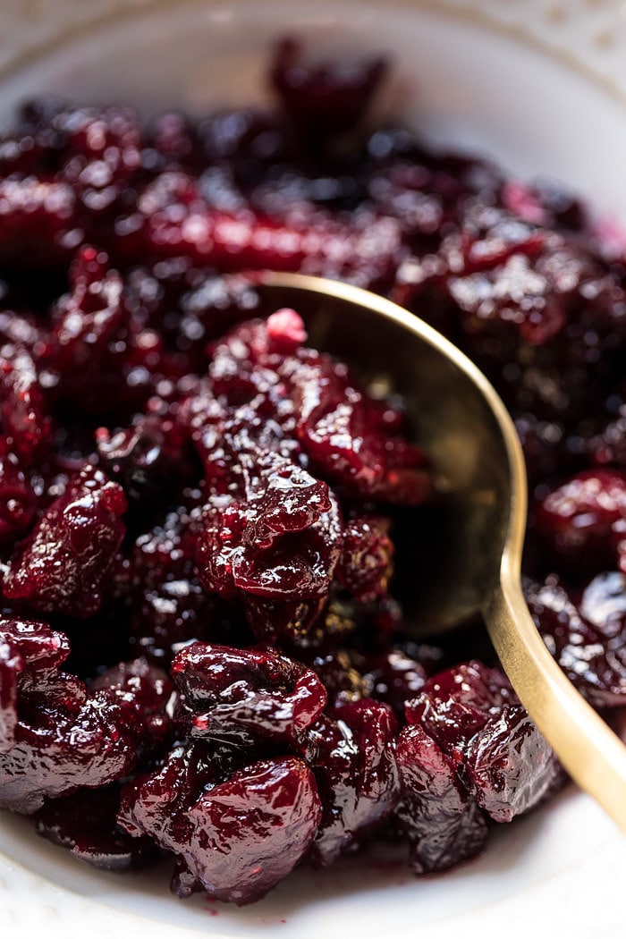 Cinnamon Spiced Dutch Baby with Cranberry Butter | halfbakedharvest.com @hbharvest