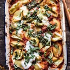 Pesto Cheese Stuffed Shells | halfbakedharvest.com @hbharvest