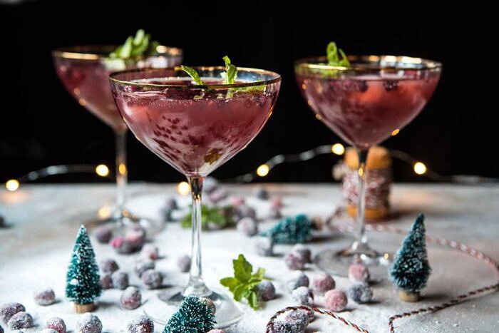 Rudolph's Rockin' Pomegranate Jingle Juice Punch | halfbakedharvest.com @hbharvest