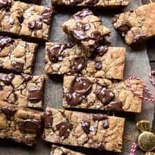 Salted Milk Chocolate and Peanut Butter Blondies | halfbakedharvest.com @hbharvest
