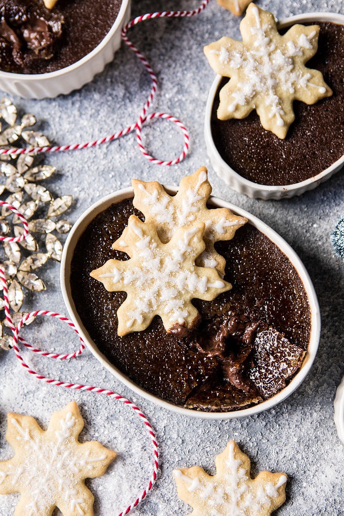 Sugar Cookie Chocolate Creme Brulee | halfbakedharvest.com @hbharvest