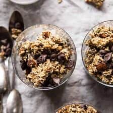 Chewy Chocolate Chip Cookie Granola | halfbakedharvest.com #cookie #granola #breakfast #recipes