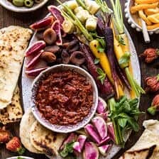 Moroccan Dip Platter | halfbakedharvest.com #spring #easter #recipes #healthy #appetizer