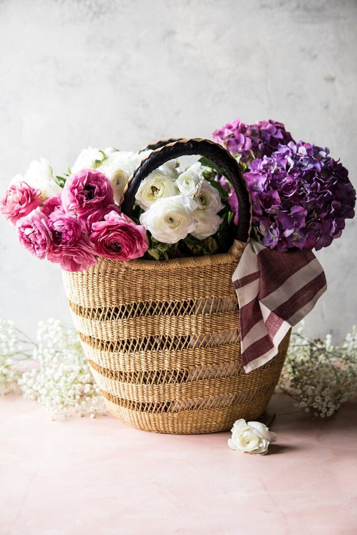 Mother's Day Oatmeal Chocolate Chip Cookie Cookbook Gift Basket | halfbakedharvest.com #mothersday #crafts