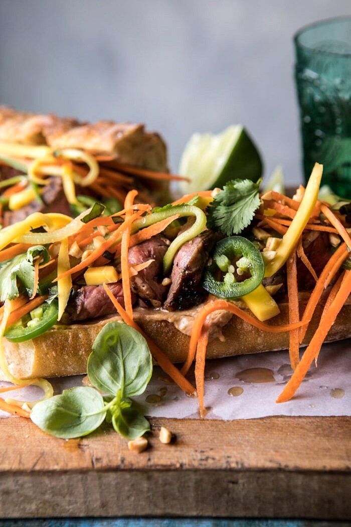 Thai Basil Steak Sandwich | halfbakedharvest.com #Thai #recipes #easy Thai Basil Steak Sandwich | halfbakedharvest.com #Thai #recipes #easy