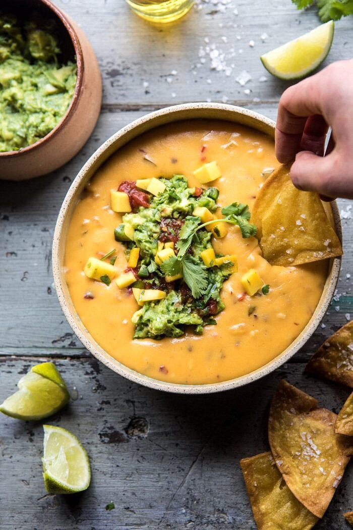 The Best Jalapeno Queso | halfbakedharvest.com #Mexican #cheese #cincodemayo