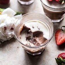 Creamy Mocha Custard | halfbakedharvest.com #chocolate #dessert #summerrecipes