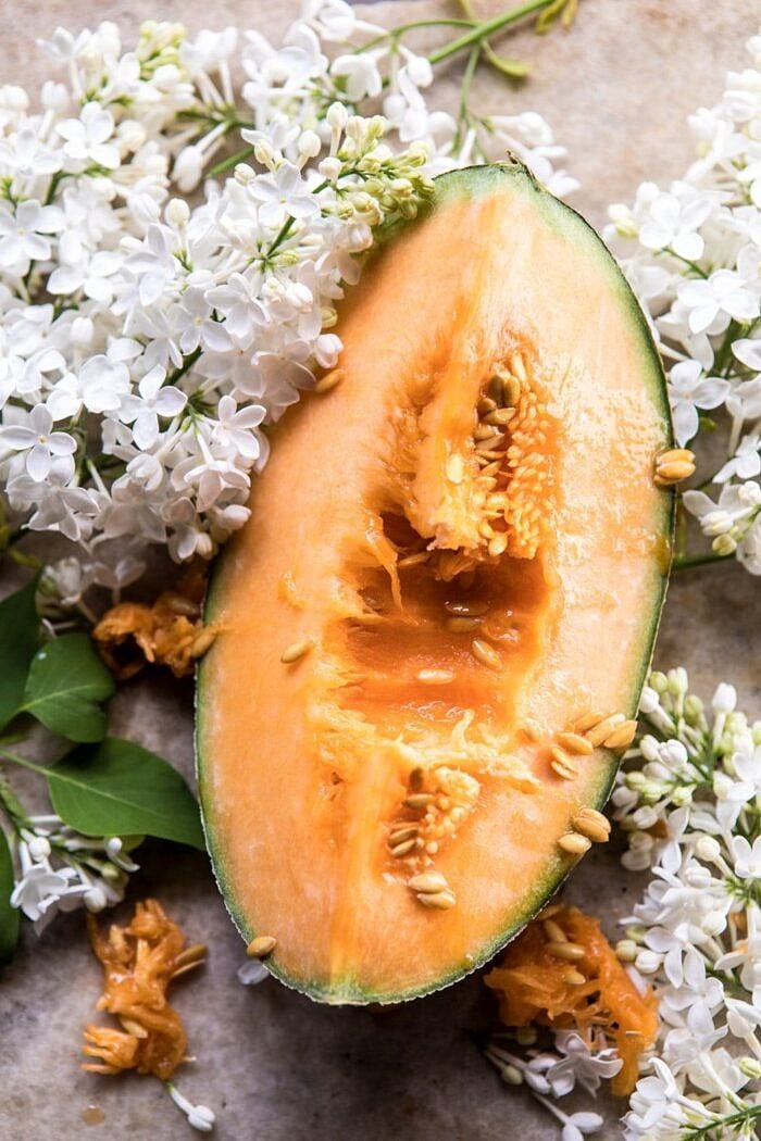 Melon Caprese Salad | halfbakedharvest.com #summerrecipes #caprese #healthy #buratta