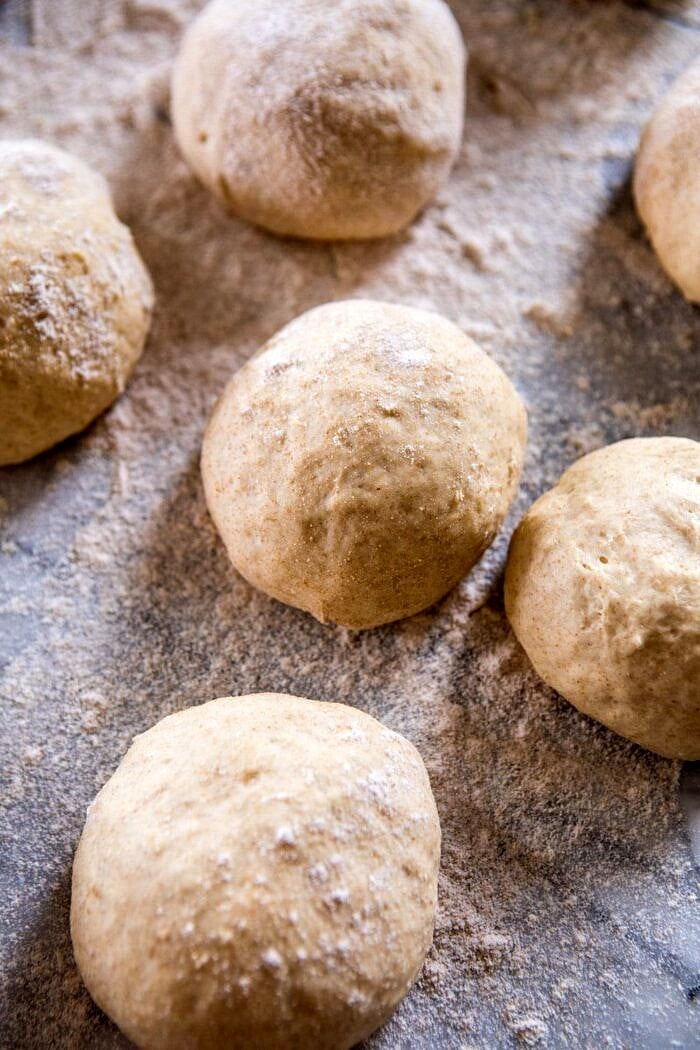 Buttery Pull Apart Whole Wheat Potato Roll dough