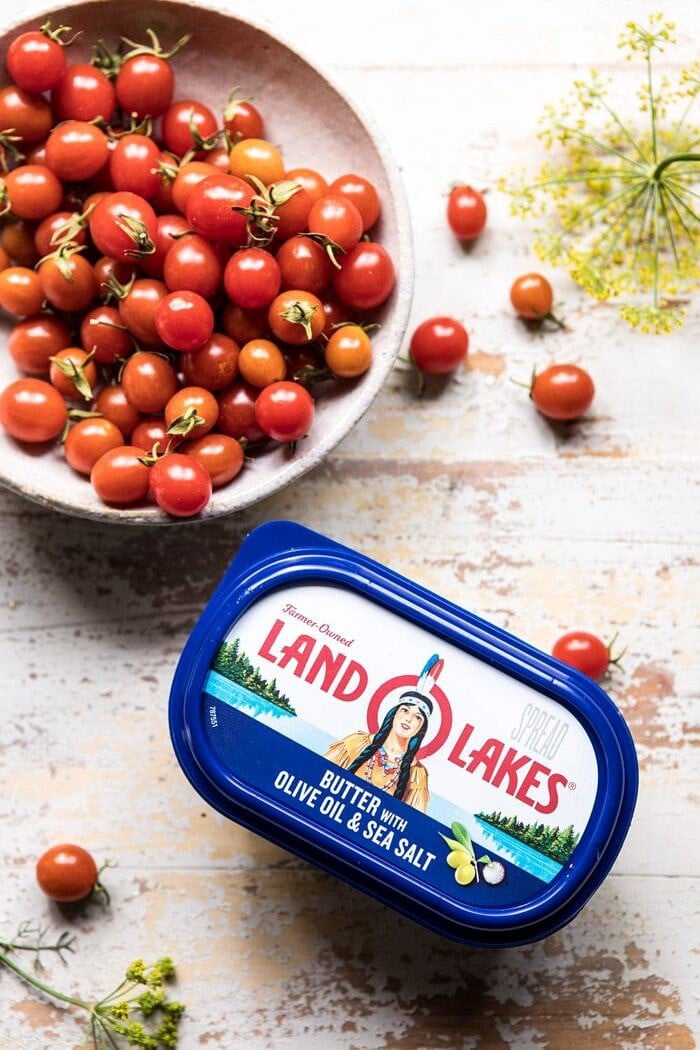 overhead photo of land o'lakes butter