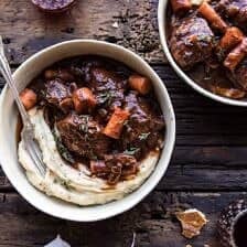 Healthier Instant Pot Coq au Vin | halfbakedharvest.com #instantpot #slowcooker #quick #easy #healthy #fallrecipes #sundaydinner
