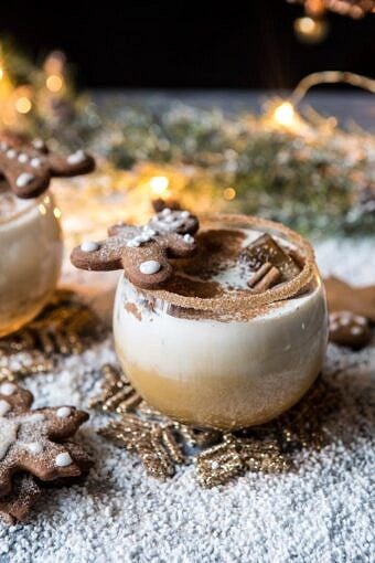 Gingerbread White Russian | halfbakedharvest.com #gingerbread #whiterussian #christmas #holiday #drink #cocktail