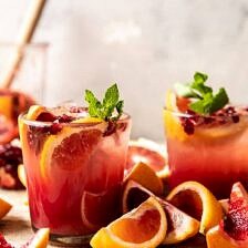 Winter Citrus Tequila Smash | halfbakedharvest.com #citrus #cocktail #healthyrecipes #drinkrecipes