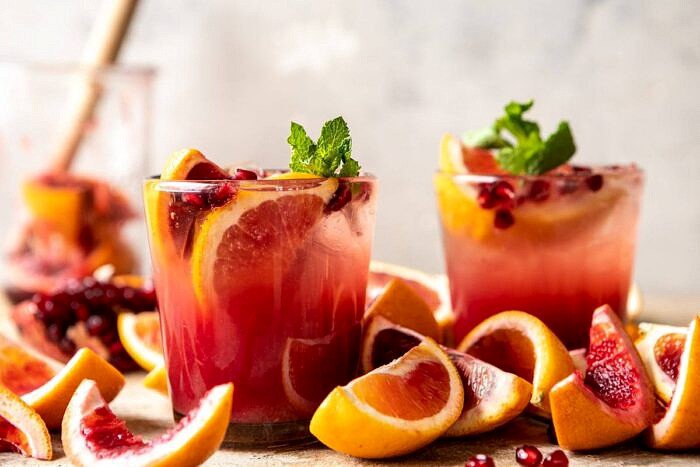 horizontal photo Winter Citrus Tequila Smash