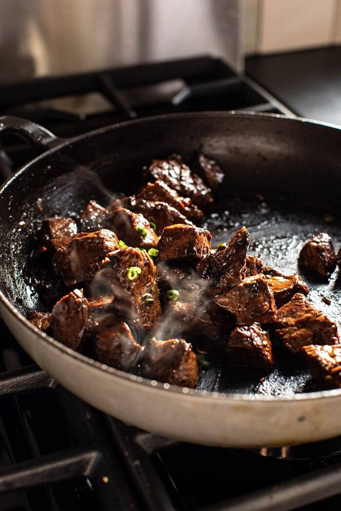 30 Minute Vietnamese Beef in skillet 