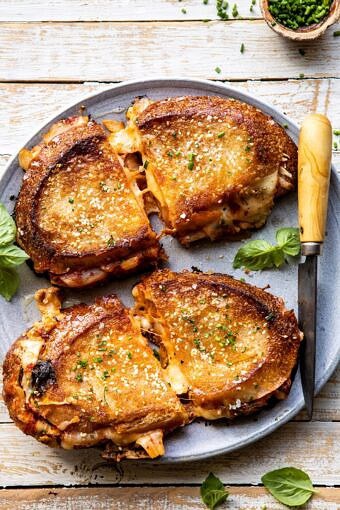 Kimchi Grilled Cheese | halfbakedharvest.com #grilledcheese #easyrecipes #korean