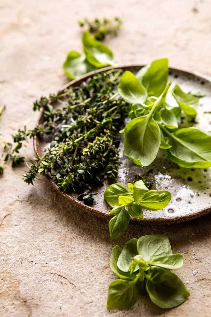 Sweet and Spicy Tomato Basil Pepperoni Pizza | halfbakedharvest.com #pizza #easyrecipes #cheese #summer #spring