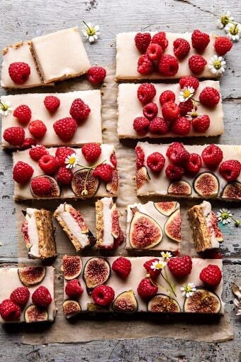 No Fuss Healthy Coconut Tart | halfbakedharvest.com #vegan #nobake #healthydessert #healthy