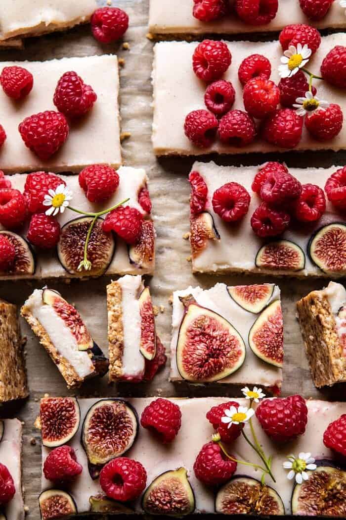 No Fuss Healthy Coconut Tart | halfbakedharvest.com #vegan #nobake #healthydessert #healthy