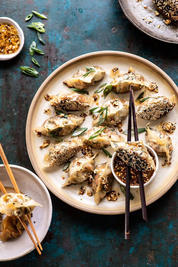 Hot and Spicy Pot Stickers | halfbakedharvest.com