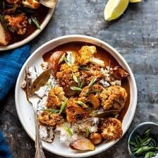 Easiest Coconut Cauliflower Adobo | halfbakedharvest.com #cauliflower #vegan #filipino