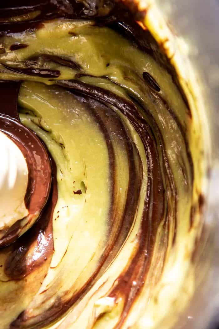 Fudgy Avocado Brownies with Chocolate Fudge Frosting | halfbakedharvest.com #brownies #healthy