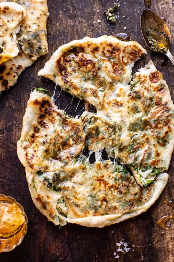 overheard photo of Cheesy Herb Stuffed Naan