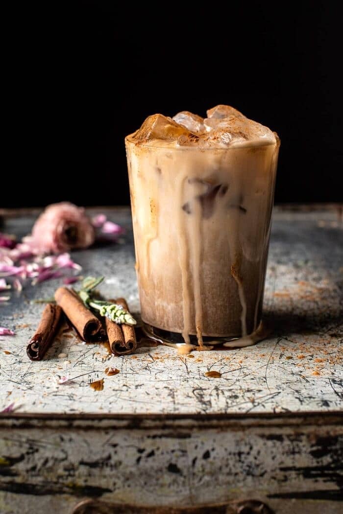 close up side angled photo of Dirty Horchata 