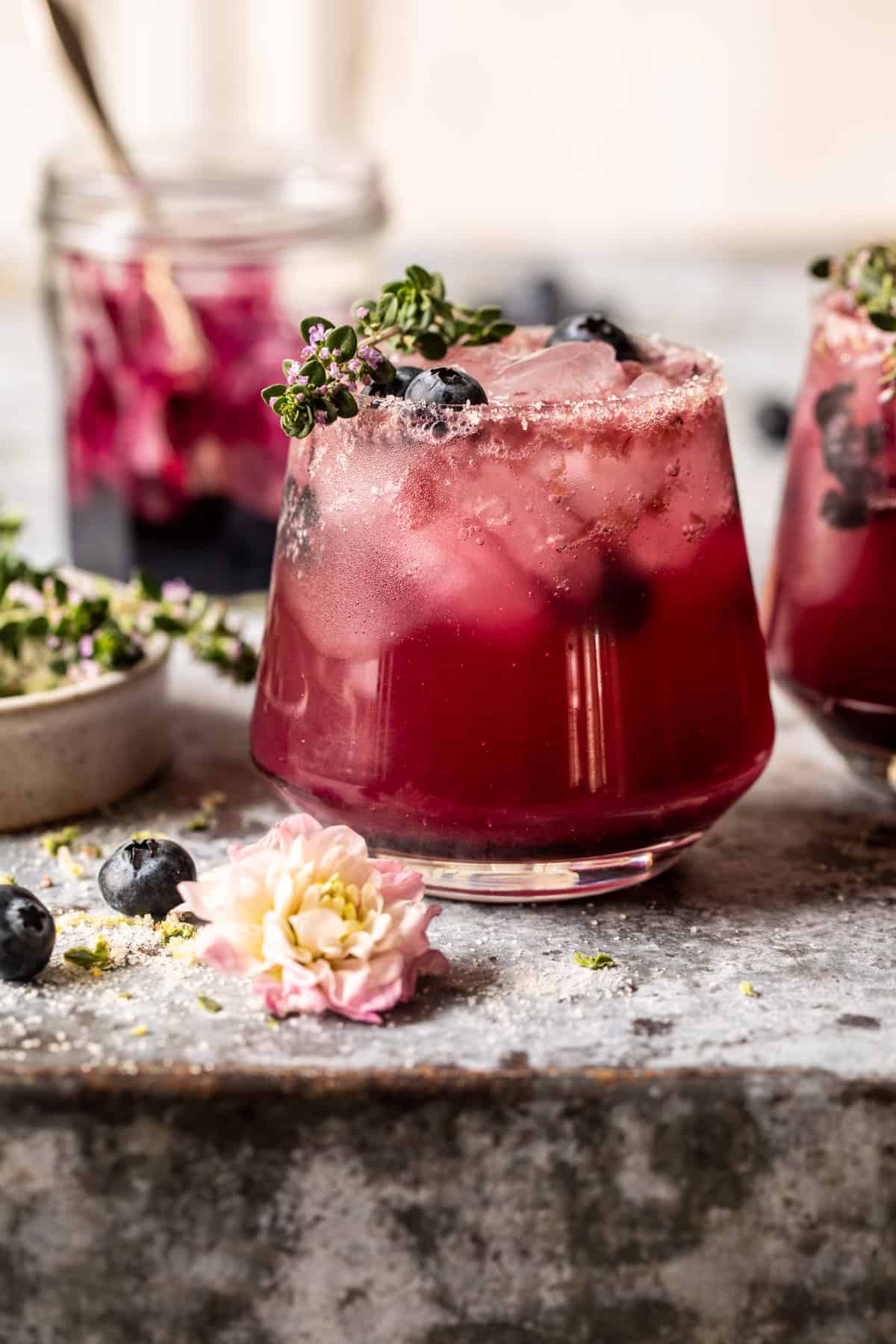 Blueberry Lemon Thyme Smash | halfbakedharvest.com