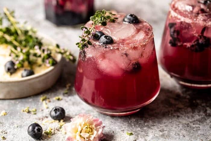 side angle horizontal photo of Blueberry Lemon Thyme Smash 