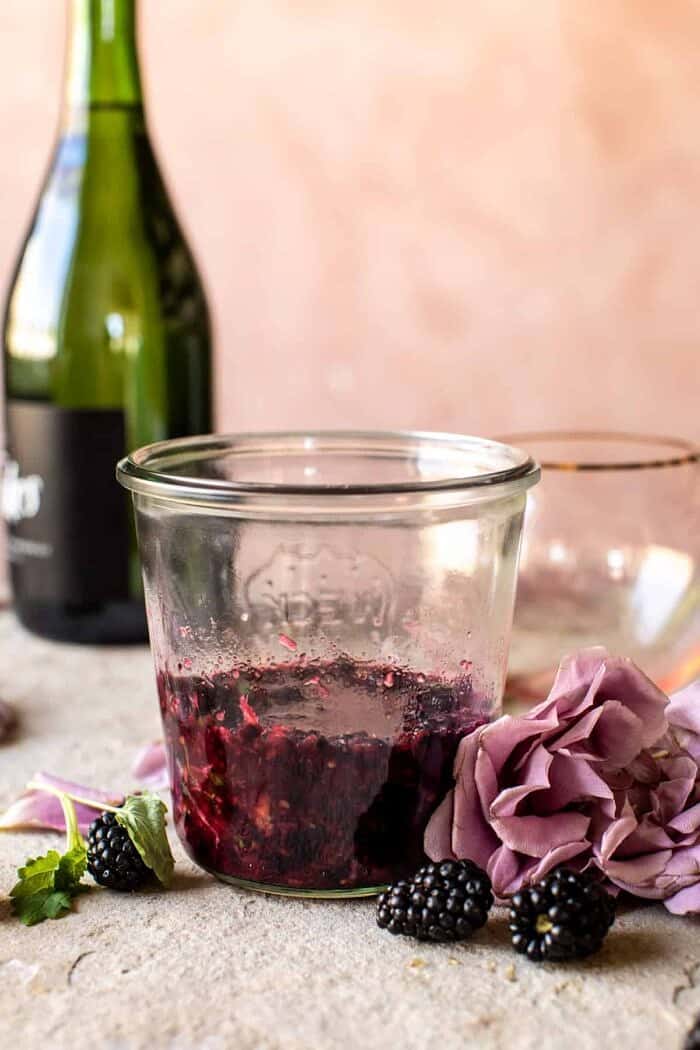 prep photo of Blackberry Champagne Mule 