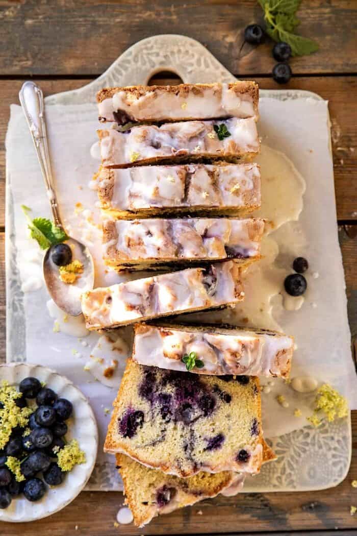 Blueberry Lemon Thyme Cake | halfbakedharvest.com