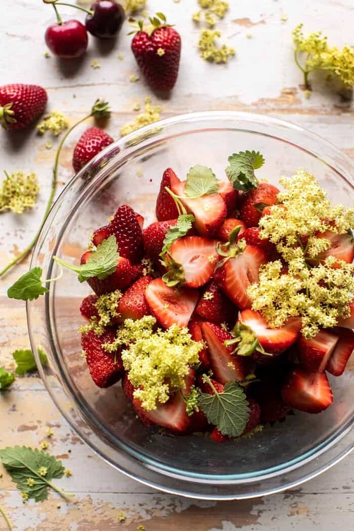 prep photo of strawberries
