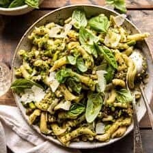 One Pot Lemon Basil, Asparagus, and Sausage Pasta | halfbakedharvest.com