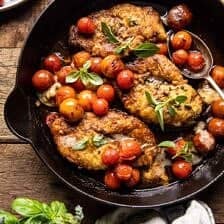 20 Minute Florentine Butter Chicken with Burst Cherry Tomatoes | halfbakedharvest.com