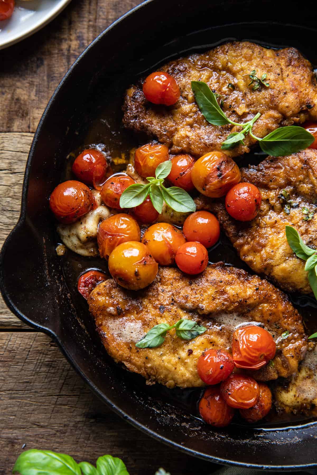 20 Minute Florentine Butter Chicken with Burst Cherry Tomatoes | halfbakedharvest.com