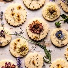 Lavender Lemon Sugar Cookies | halfbakedharvest.com