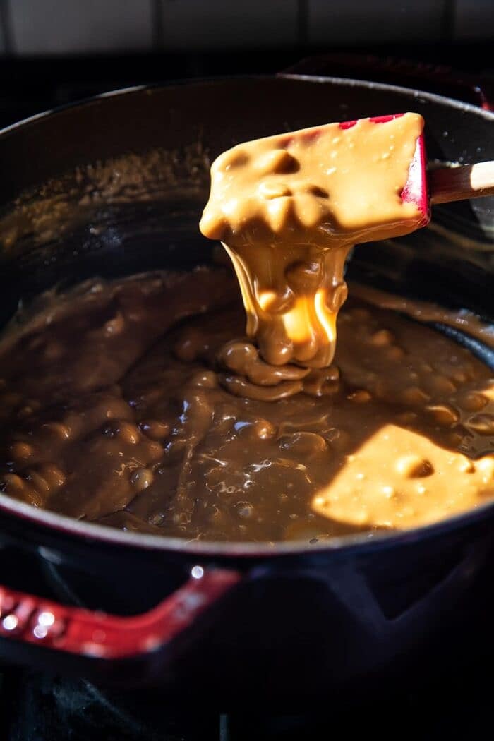 prep photo of cooking caramel 