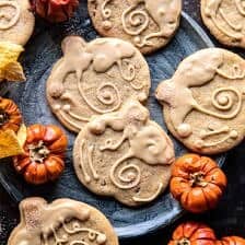 Glazed Brown Sugar Maple Cookies | halfbakedharvest.com
