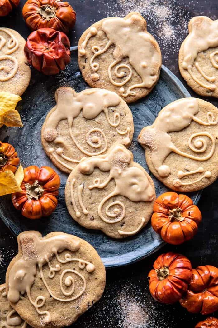 Glazed Brown Sugar Maple Cookies | halfbakedharvest.com